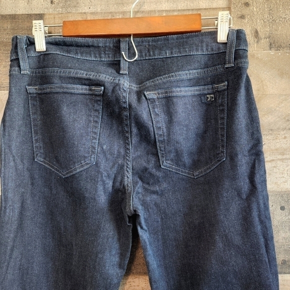 JOE'S Jeans Sandra Black Navy Blue Wax Coated Color Block Skinny Stretch sz 30 - Picture 6 of 10